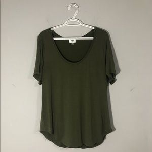 Old Navy army green tee